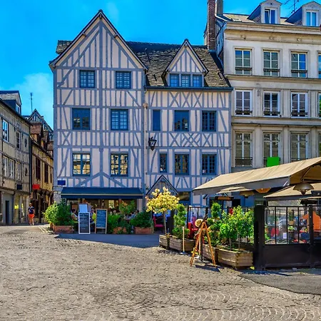 L'adresse Beauvoisine 2 Terrasse * 鲁昂